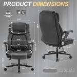 Big and Tall Ergonomic Office Chair 650lbs Capacity