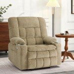 Dual Motor Lift Recliner Chair with Heat & Massage