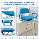 Platinum Health Carousel Shower Chair with Swivel Seat