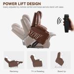 Electric Lift Recliner Chair with Massage & Heat