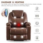 Electric Lift Recliner Chair with Massage & Heat