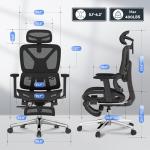FLEXISPOT Ergonomic Lift Chair with Footrest