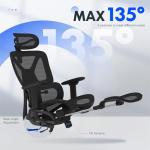 FLEXISPOT Ergonomic Lift Chair with Footrest