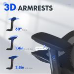 FLEXISPOT Ergonomic Lift Chair with Footrest