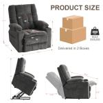 Power Lift Recliner Chair with Massage & Heat