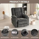 Power Lift Recliner Chair with Massage & Heat