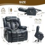 Dual Motor Lift Recliner Chair with Heat & Massage