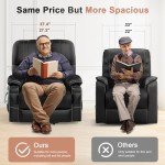 Oversized Power Lift Recliner with Heat & Massage