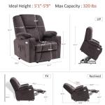 MCombo Power Lift Recliner Chair with USB Ports
