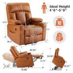 Electric Lift Recliner Chair with Heat & Massage