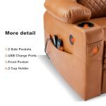 Electric Lift Recliner Chair with Heat & Massage