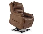 Ashley Yandel Brown Faux Leather Power Lift Recliner