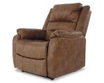 Ashley Yandel Brown Faux Leather Power Lift Recliner