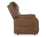 Ashley Yandel Brown Faux Leather Power Lift Recliner