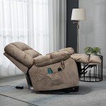 Electric Lift Recliner Chair with Massage & Heat