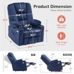 MCombo Large Power Lift Recliner with Massage