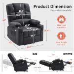 MCombo Large Lay Flat Dual Motor Lift Chair
