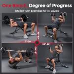 FLYBIRD Adjustable Weight Bench for Full Body Workouts