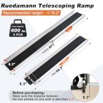 Ruedamann 8FT Adjustable Portable Wheelchair Ramp
