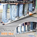 Ruedamann 8FT Adjustable Portable Wheelchair Ramp
