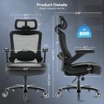 Extra Wide Ergonomic Mesh Lift Chair for Big and Tall