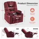 MCombo Large Power Lift Recliner Chair with Massage
