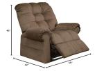 Catnapper Omni Large Scale Lift Chair Recliner - Truffle (curbside delivery)