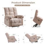 Oversized Power Lift Recliner Chair with Massage