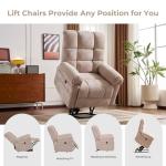Oversized Power Lift Recliner Chair with Massage