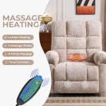 Oversized Power Lift Recliner Chair with Massage
