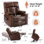 Electric Lift Recliner Chair with Heat & Massage