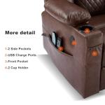 Electric Lift Recliner Chair with Heat & Massage