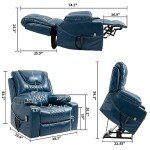 Oversized Electric Lift Recliner Chair with Heat & Massage