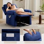 LOUVIXA Heated Massage Power Lift Recliner Chair