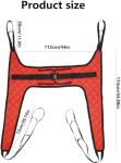 Commode Lift Sling for Elderly and Bariatric Care