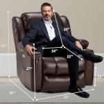 Power Lift Recliner Chair with Massage and Heat
