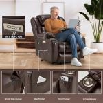 Power Lift Recliner Chair with Massage and Heat