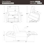 DYNOX Tall Dual Motor Lift Recliner Chair