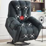 CANMOV Power Lift Recliner Chair with Massage and Heat