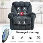 CANMOV Power Lift Recliner Chair with Massage and Heat