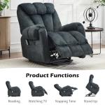 CANMOV Power Lift Recliner Chair with Massage and Heat