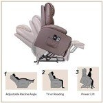 Flamaker Massage Power Lift Recliner with Cup Holders
