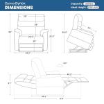 DYNOX Tall Dual Motor Lift Recliner Chair
