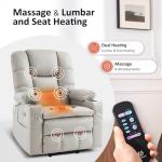 MCombo Dual Motor Lift Recliner with Massage