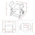 MCombo Electric Toilet Seat Lift for Elderly