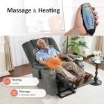 MCombo Large Power Lift Recliner Chair with Heat