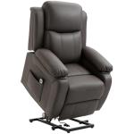 Electric Recliner Lift Chair for Elderly, Brown