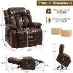 Large Power Lift Recliner Chair with Massage
