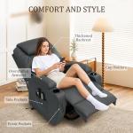 Massage Lift Recliner Chair with Heat and Remote