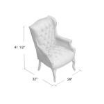 Black Wingback Traditional Lift Chair for Guests